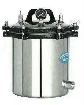 휴대용 압력 증기 살균기 전기 또는 LPG 가열 된 실험실 치과 오토클라브