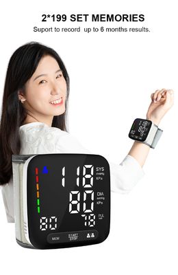 정확한 가지고 다닐 수 있는 디지털 손목 혈압 모니터 건강 혈압계