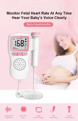 가지고 다닐 수 있는 도플러는 임산부에 대해 태아 도플러 기계 아기 심장 박동 모니터를 모니터합니다