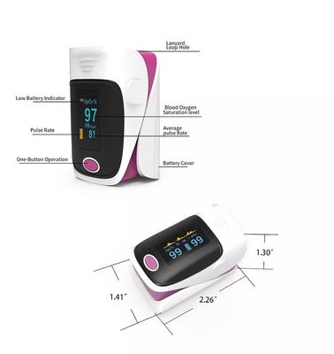 디지털 손가락 끝 Oled Spo2 손가락 끝 진동 산소계 가지고 다닐 수 있는 진동 산소계