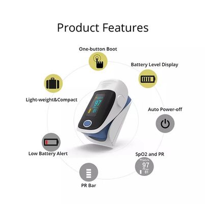 디지털 손가락 끝 Oled Spo2 손가락 끝 진동 산소계 가지고 다닐 수 있는 진동 산소계