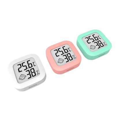 작은 실내 LCD 디지털 실 온도계 습도계 게이지 센서 습윤계
