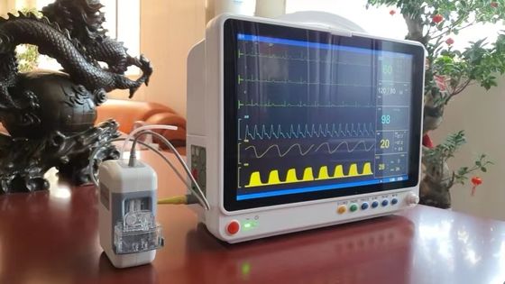 생명징후 환자 모니터 15 인치 다중 파라미터 의학 ICU 침대 곁 니비피 SPO2 Ecg