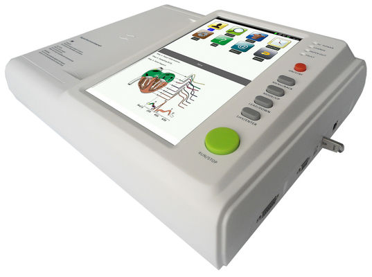 12 채널 디지털 심전계 금속 가지고 다닐 수 있는 ECG 기계 CE ISO