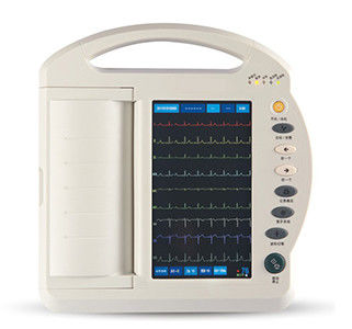 12 채널 7 인치 터치 스크린 ECG 기계 심전계 표준 12명의 리드